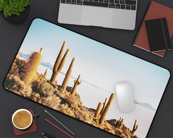 Western Desert Office Desk Mat, Cute XXL Gaming Mouse Pad, Aesthetic Gaming Mouse Pad Large, Extended Mouse Pad
