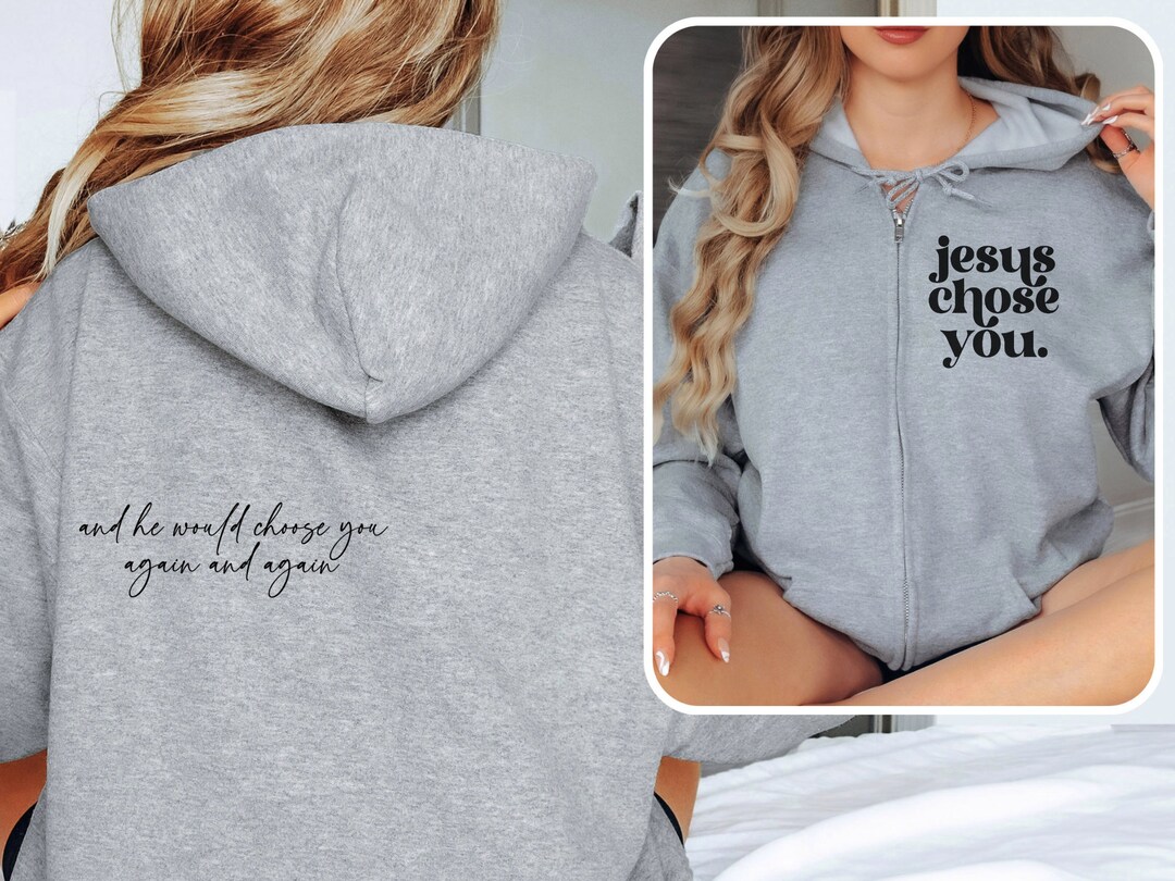 I love Jesus Zip Hoodie for Adults - Classic Design and Comfort