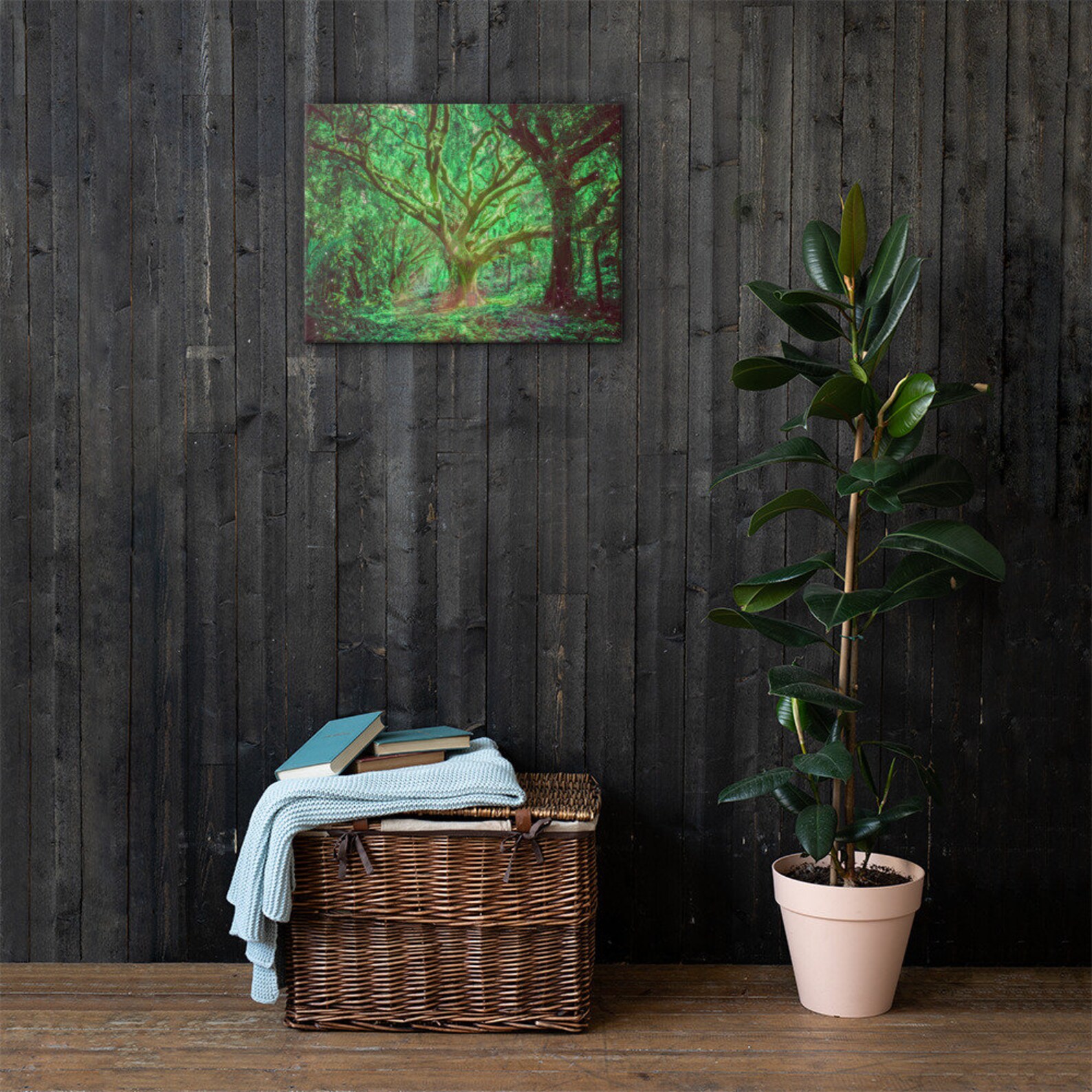 Fairy Door Forest Wall Art Fantasy Magical - Etsy