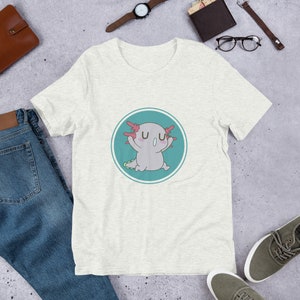 Camiseta unisex Kawaii Axolotl Cartoon Fun