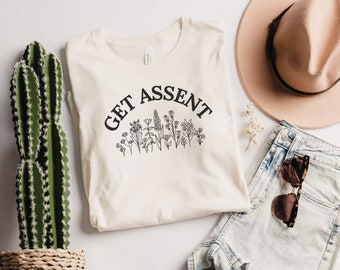 Get Assent Applied Behavior ABA Therapy Gift, RBT Floral TShirt, Behavior Analyst BCBA Shirt, AbA Teacher Gift, aBa Fashion, aba Is My Jam