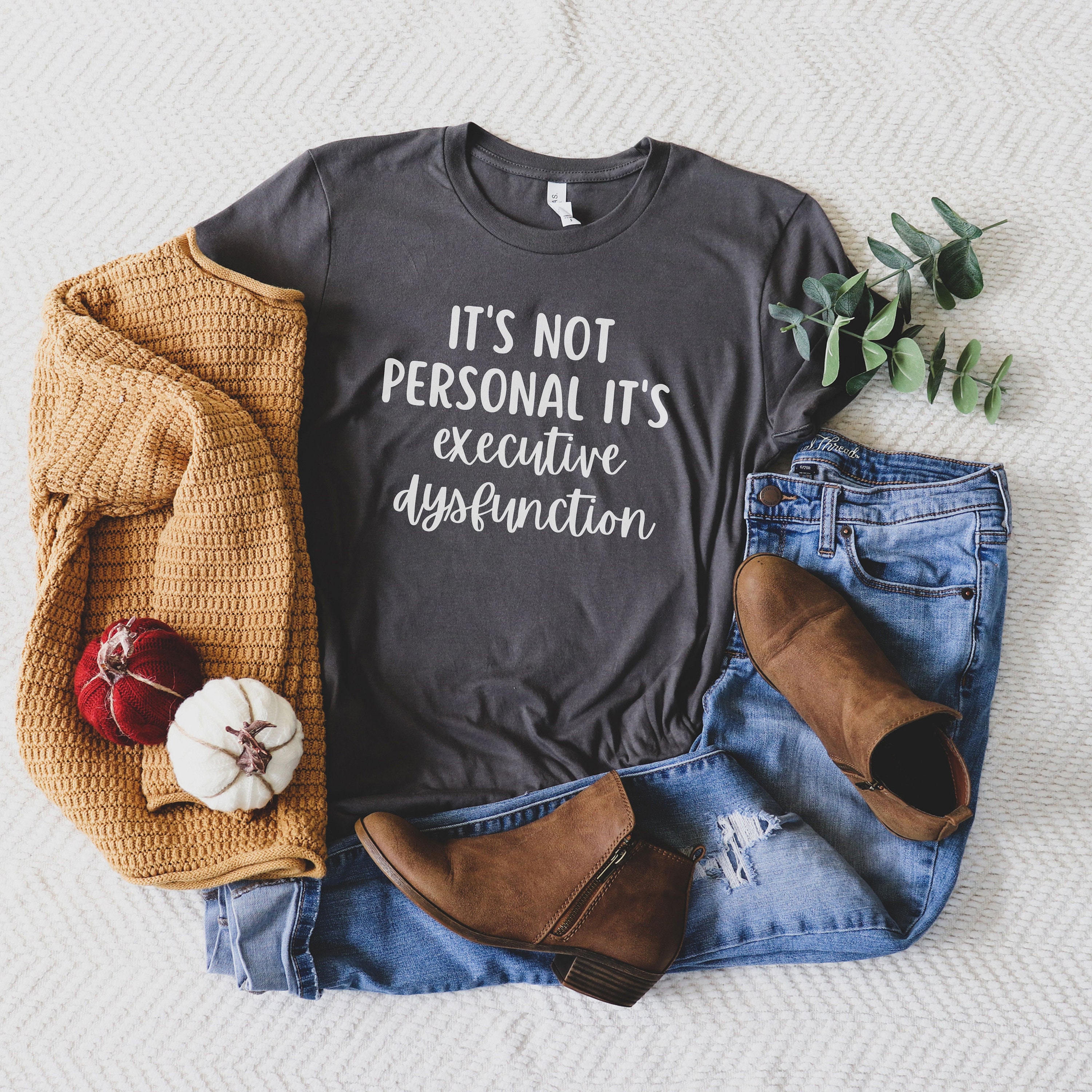 Executive Dysfunction Funny Neurodiversity Shirt, Adult ADHD Merch ...