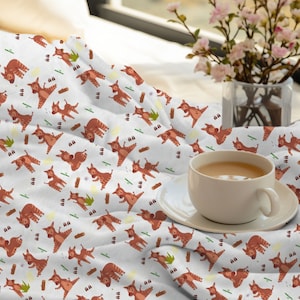 Couverture en okapi | Cadeau pour gardien de zoo | Décoration de classe de maternelle | Jeté de canapé de salon 30x40 50x60 60x80