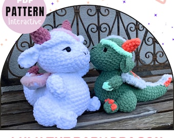 Lulu the Baby Fairy Dragon Crochet PATTERN