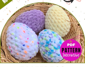No Sew Easy EGG Pattern, Amigurumi Perfect Egg Pattern, Downloadable PDF Egg Pattern, Crochet Amigurumi, Easy Easter Pattern, Crochet iPad