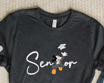 Mickey Senior 2025 Graduation Shirt, Disney Class of 2025 Mickey Shirt, Mickey Mouse Shirt for Graduation Ceremony, Graduation Gift T-Shirts