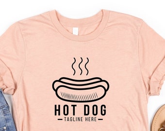 Camiseta de perrito caliente, Camiseta con eslogan de perrito caliente, Perritos calientes, Regalos para amantes de los perritos calientes, Camiseta divertida de perrito caliente, Adicto a los perritos calientes, Regalos con temática de perritos calientes, Perrito caliente
