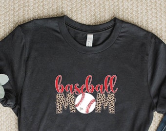 Baseball Mom T-Shirt: Game Day Womens Shirt