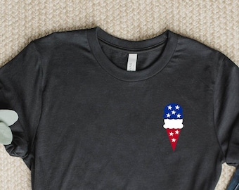 Patriotic Ice Cream Shirt, This The Season 4th of July Shirt, American Ice Cream Tee, Patriotic Gift, Independence Day Shirt, Family T-Shirt