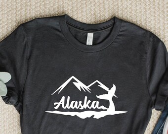 Alaska Mountain Shirt: Adventure Tee, Vacation Top