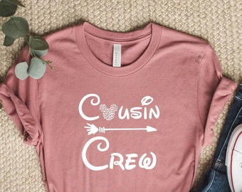 Cousin Crew Disney Shirt, passende Disney Cousin Shirts, Cousin Reise Geschenk, Disneyworld Cousins Shirts, Kid Mickey Shirt, Cousin Crew Shirts.