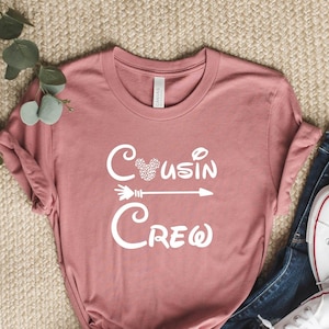 Cousin Crew Disney Shirt, Matching Disney Cousin Shirts, Cousin Trip Gift, Disneyworld Cousins Shirts, Kid Mickey Shirt, Cousin Crew shirts.