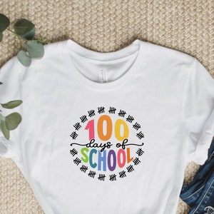100 Days of School Shirt, 100 Day Shirt, 100th Day Of School Boy or Girl Celebration, Student Shirt,Back to School Shirt, Gift For Teacher,