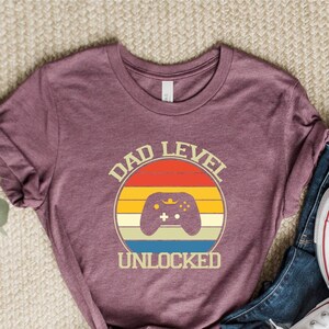 Dad Level Unlocked Shirt for New Dad, Father&#39;s Day Shirt, Gamer Dad Tshirt for Father&#39;s Day, New Dad Shirt, Gift for Dad, Gift for Father.
