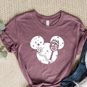 Camiseta da Disney com a cabeça do Mickey e do Garfinho, Camiseta do Garfinho, Camiseta do Toy Story, Camisetas do Garfinho do Toy Story 4 da Disney Pixar, Camisetas de presente para viagem em família na Disneylândia