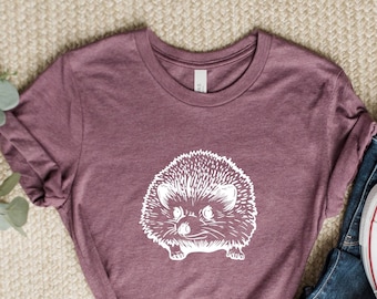 Hedgehog Shirt, Animal Lover Shirt, Hedgehog Gifts, Funny Animal Shirt, Cute Animal Tee, Gifts For Her, Gifts For Him,Christmas Gift for Her
