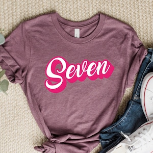 7th Birthday Shirt Retro Birthday Girl,Seven,7th Birthday Gift,Seven Birthday Girl,7th Birthday Girl,7th Birthday Party Kids Cute Groovy.