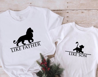 The Lion King Like Father Shirt, Disney Matching Shirt, Father and Son Shirts, Father's Day Gift,Daddy and Me Shirt, Father and Daughter Tee