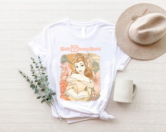 Walt Disney World  Princess Belle T-shirt, Beauty And The Beast Shirt, Princess Belle Tee, WDW Family Vacation Shirt, Disney Trip Shirt
