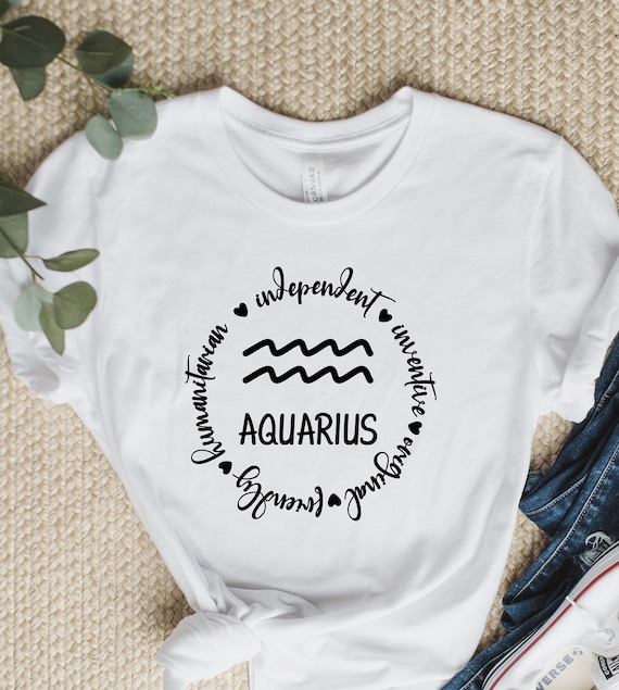 Aquarius Shirt, Aquarius Astrology Shirt, Aquarius Zodiac Sign Shirt, Zodiac Signs, Aquarius Gifts, Astrology Shirts, Astrology Gifts Shirt.