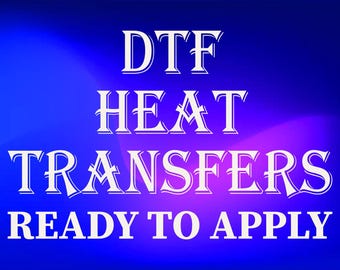 Impressão DTF personalizada: transferência térmica colorida pronta para impressão