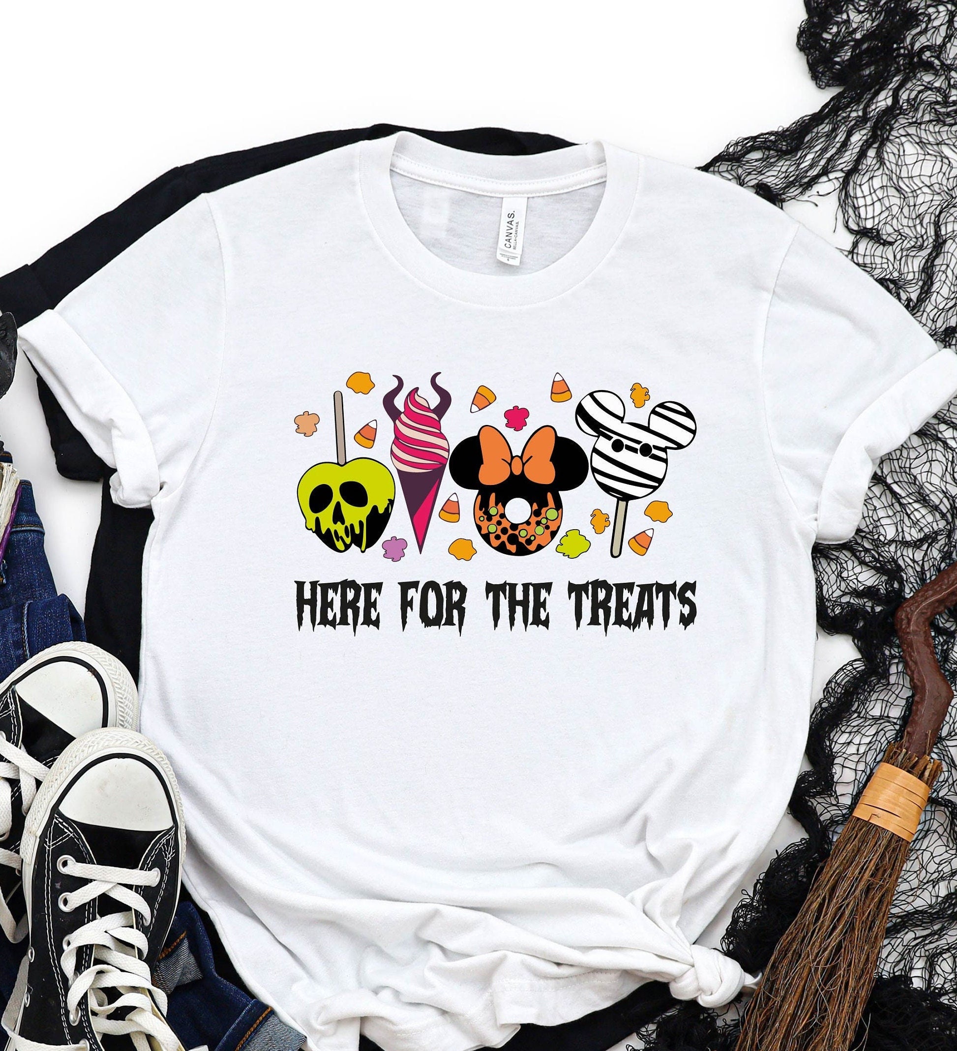 Discover Vintage Disney Halloween Snacks Shirt