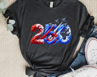250 Years of Freedom T-Shirt, America 250 Years Freedom Patriotic USA Tee, 4th of July, Proud Patriotic American Shirt