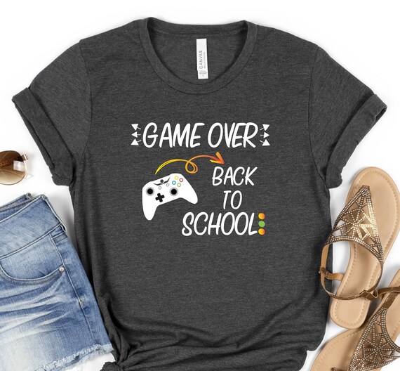 Game Over Back To School, Teacher, First Day of School Outfit