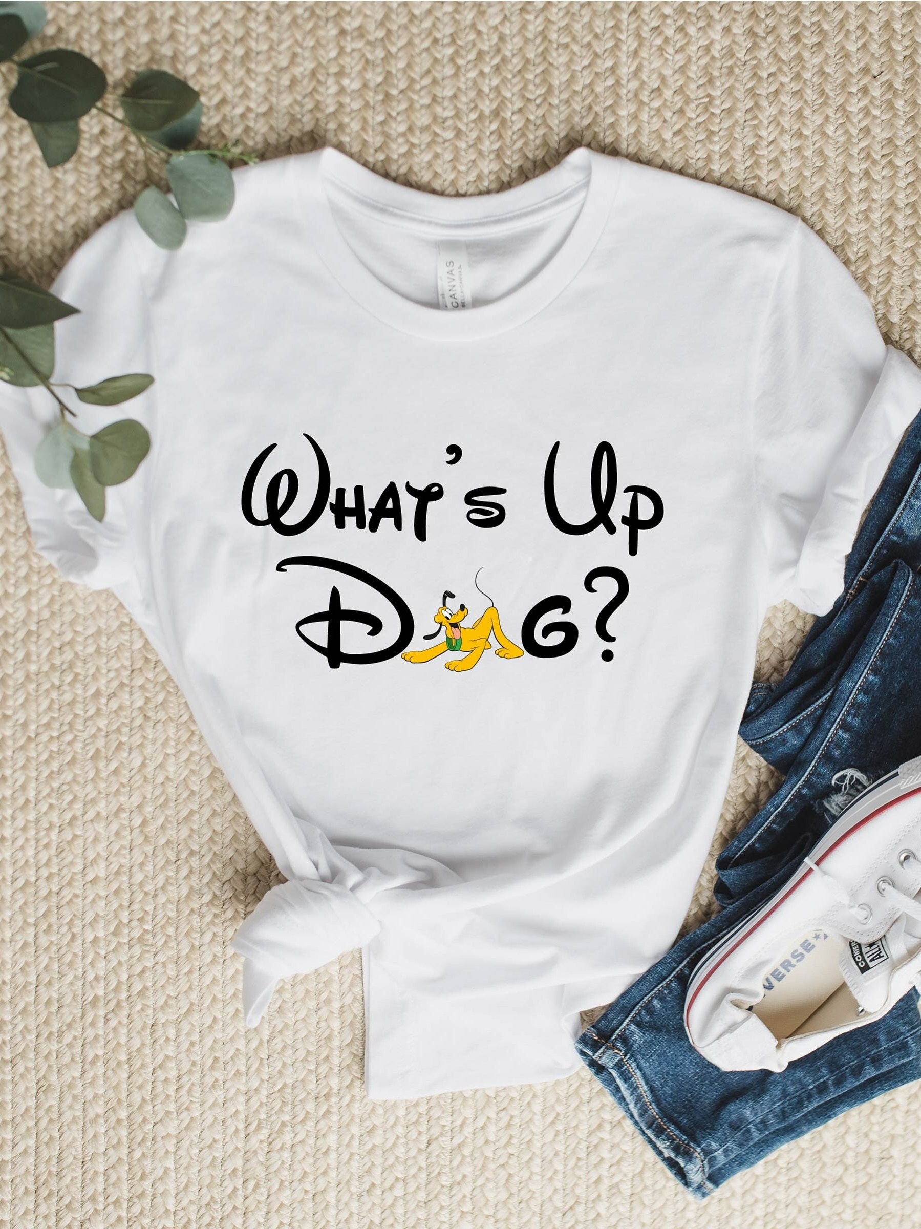 What's up Dog Pluto Shirt Funny Disney Characters Tee - Etsy What's up Dog Pluto Shirt Funny Disney Characters Tee - Etsy
