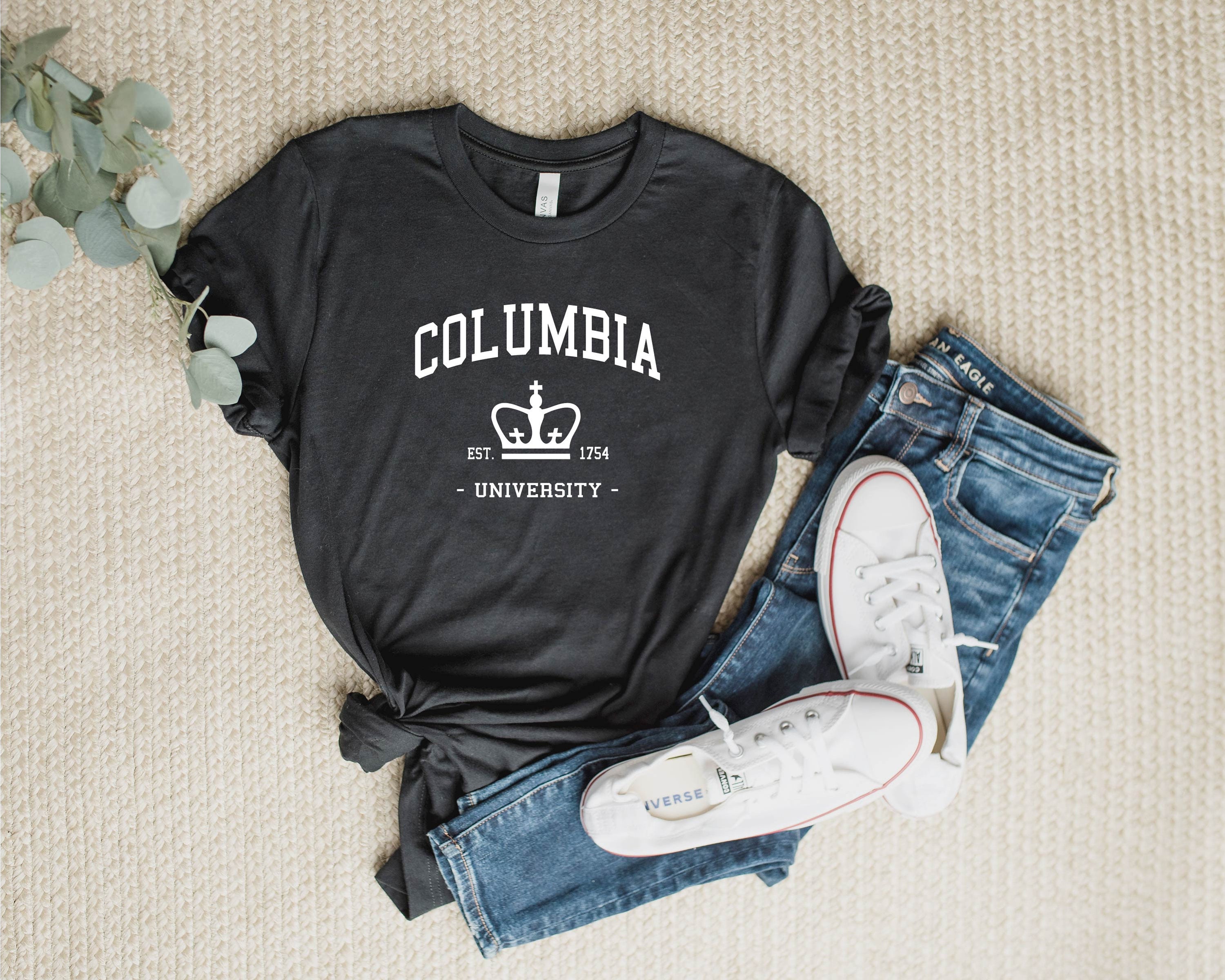 Columbia University Tshirt, Columbia University Est 1754