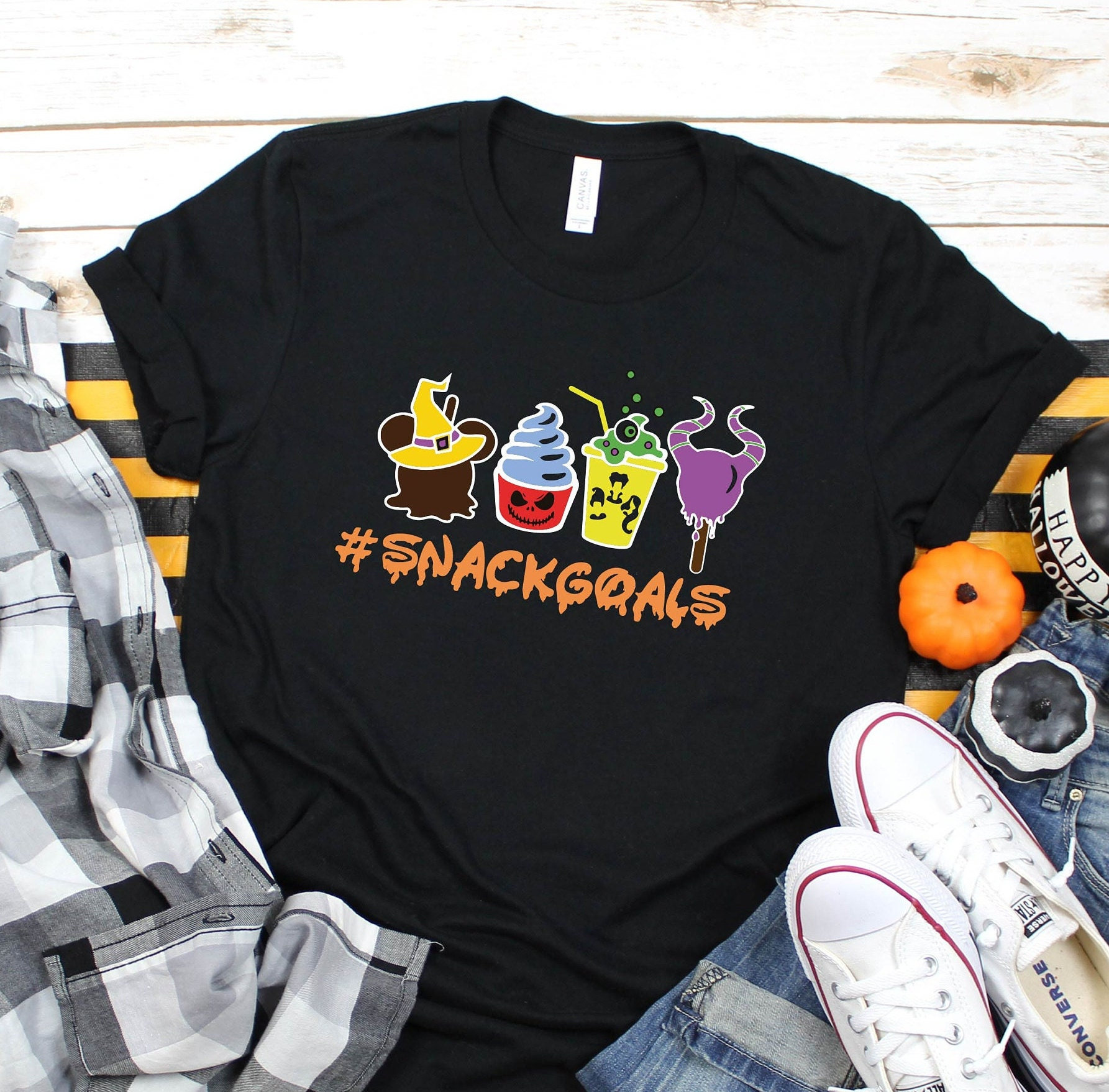 Discover Disney Snacks Goals Halloween Shirt