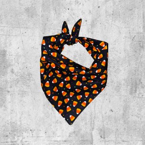 Candy Corn Halloween dog bandana - fall dog bandana