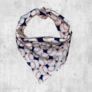 Baseball spring summer fall dog bandana