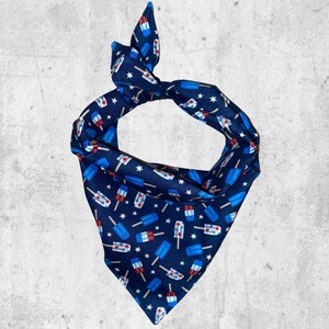 4th of July American patriotic summer dog bandana