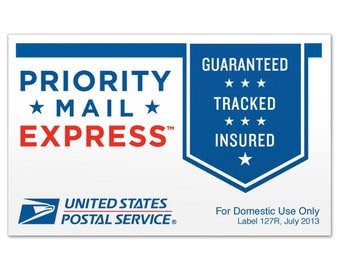 Custom order Priority Mail Shipping
