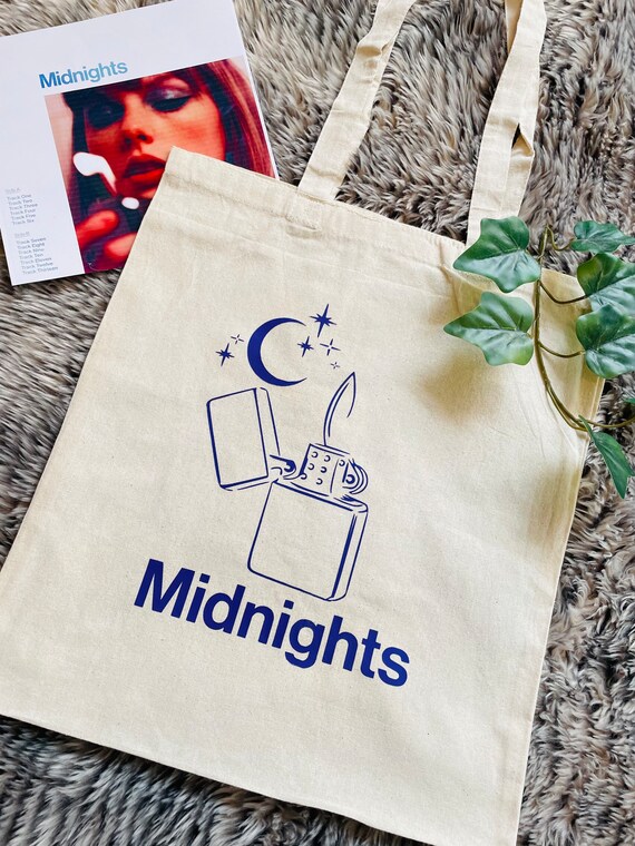 Taylor Midnights Tote Bag, Aesthetic Tote Bag