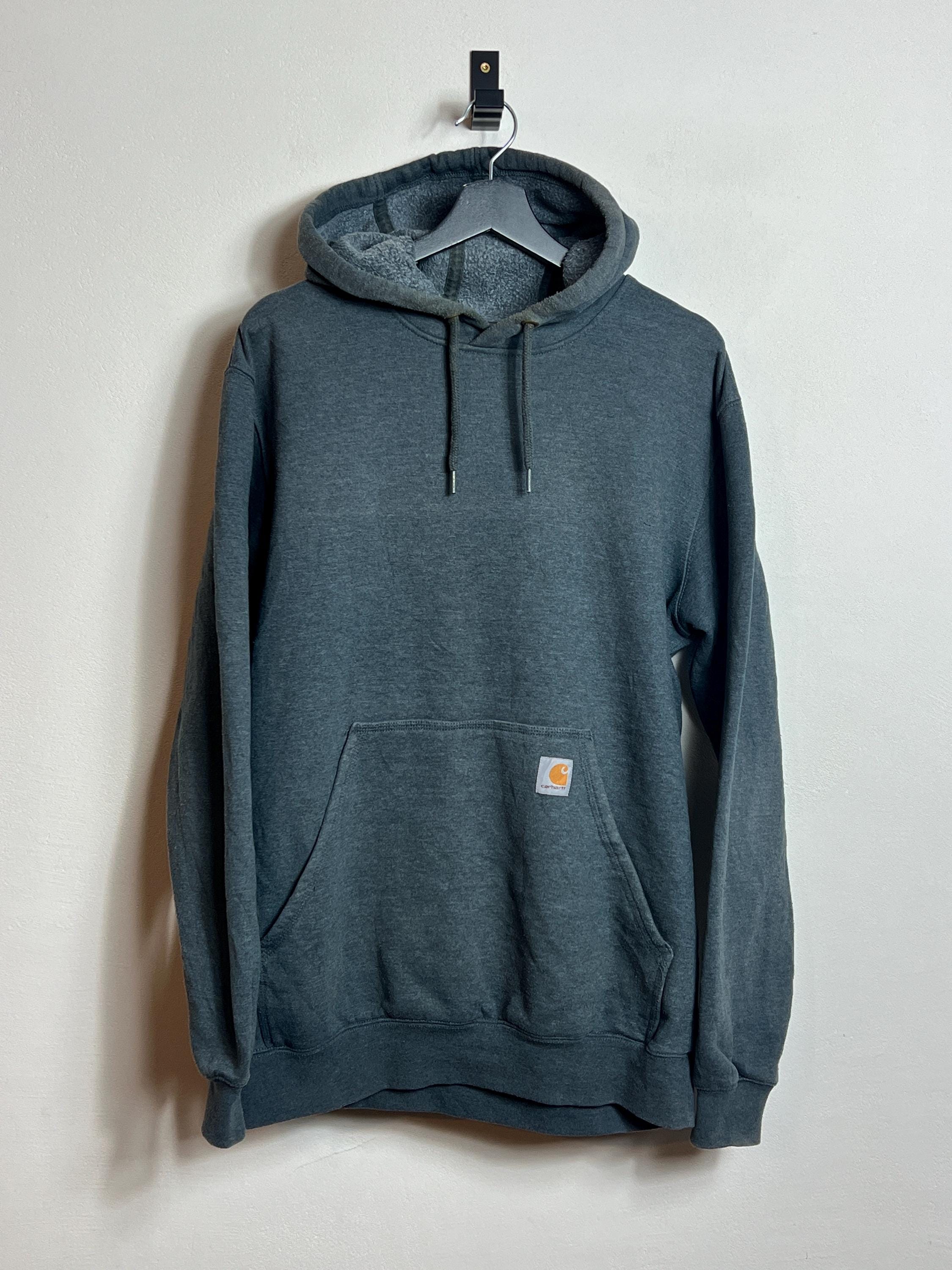 Vintage Carhartt Hoodie M / L Gray Made in Mexico Y2K Workwear