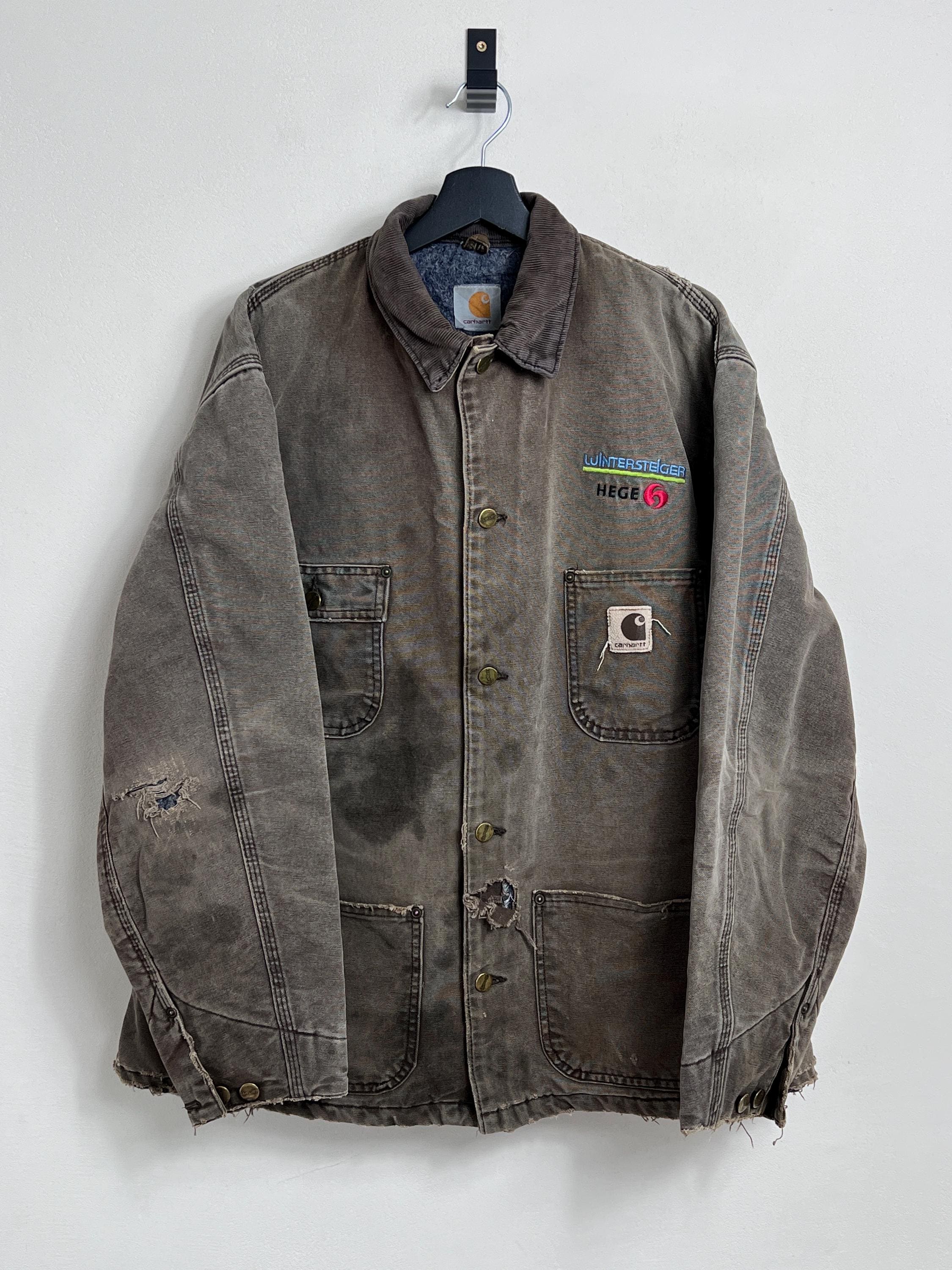 ヴィンテージ カーハート チョアコート L ブラウン ダメージ加工
