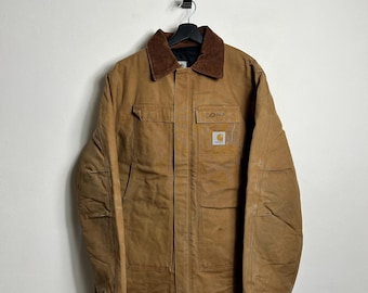 Carhartt Arctic Coat XL eendbruin denim werkkledingjack