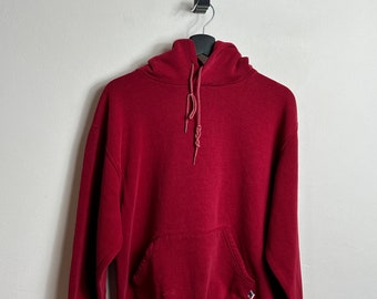 vintage années 90 Russell Athletic Hoodie S pull rouge