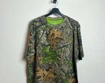 Mossy Oak Realtree T Shirt XL pudełkowa kieszeń kamuflaż drewno kamuflaż łyżwa