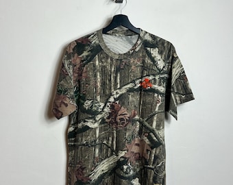Mossy Oak Realtree T-shirt S M Kamouflage Träkamouflage