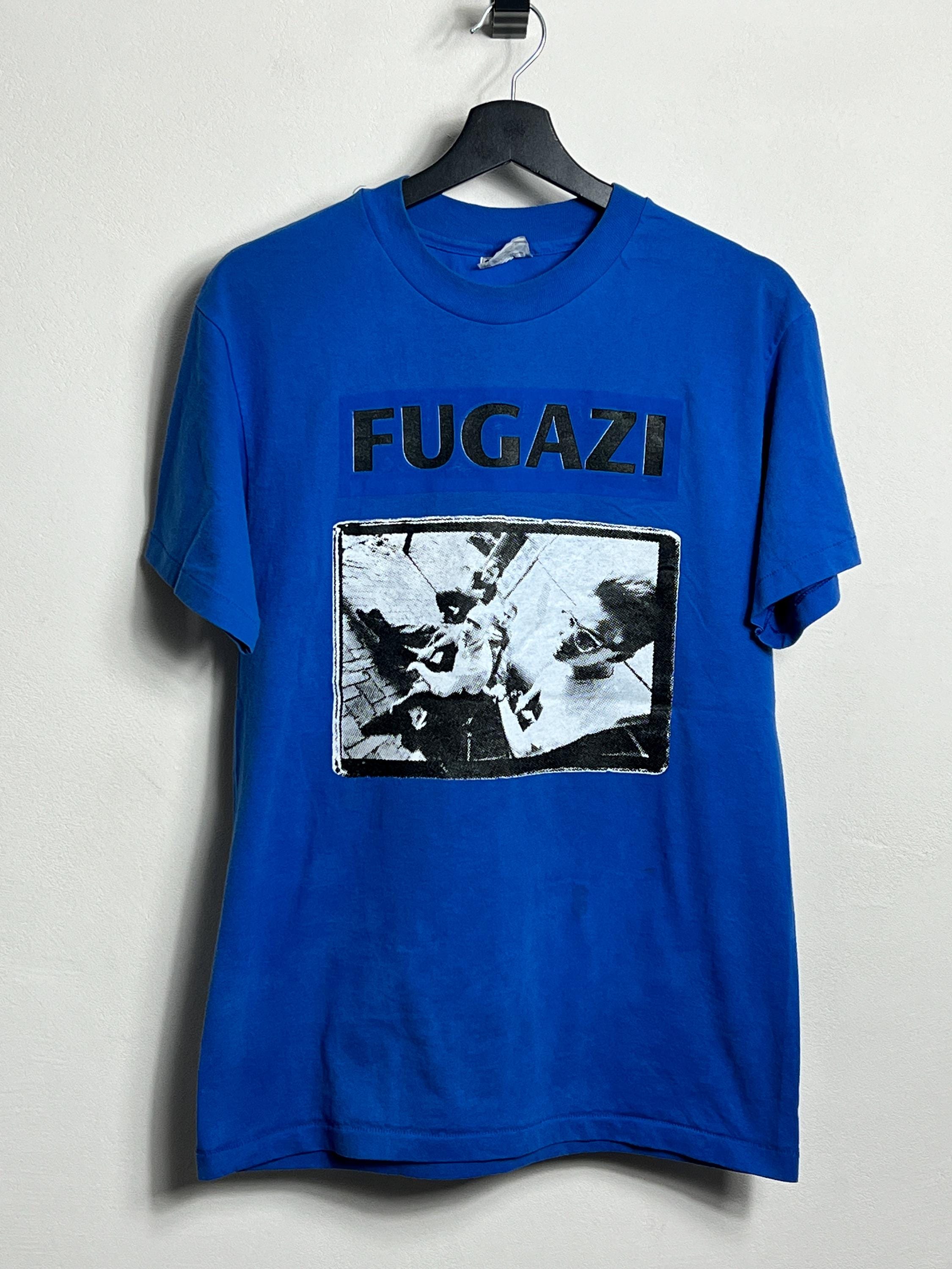 minor threat Tシャツ fugazi パンク ロック バンド Fugazi Band T Shirt S / Meter Blue Screen Print Minor Threat HC