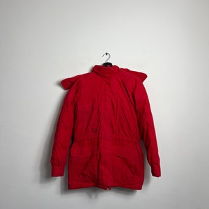 Vintage Eddie Bauer Puffer Jacket M red 90s Ski