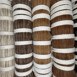 Mane Horsehair for Crafts, Ropes, Tassels, Masks
