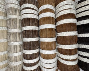 Mane Horsehair for Crafts, Ropes, Tassels, Masks