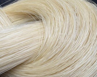 Natural Tail Horsehair White