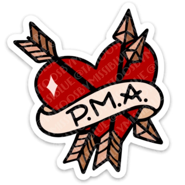 P.M.A Sticker