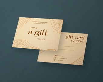 Gift card/voucher to HGK shop