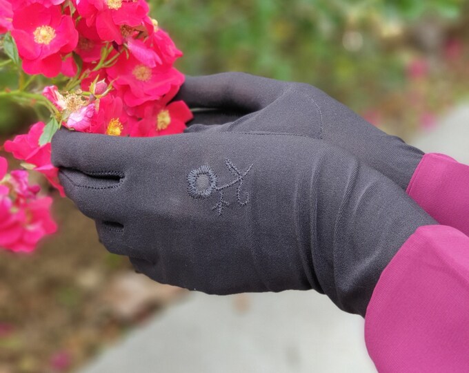 ISLAMIC GLOVES Modest Muslim Woman Black Opaque Gloves Hijaab Niqaab Etsy